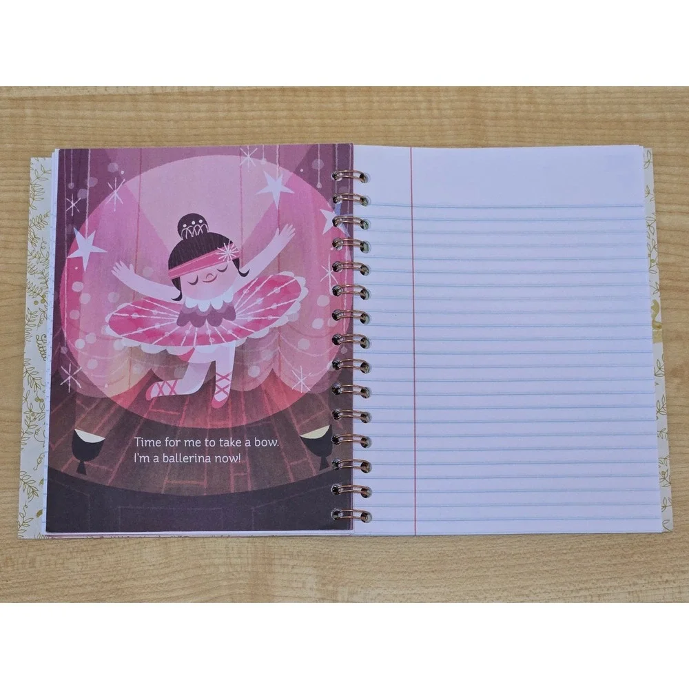 'I'm A Ballerina' Little Golden Book Upcycled Journal – 2015- 40+ Lined Pages